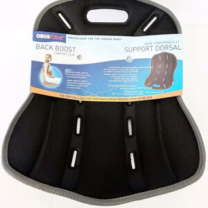 ObusForme Homedics Seat Back Boost  Posture Seat Dorsal Health New